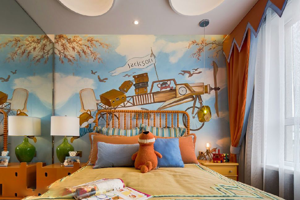 幼儿园户外墙面设计